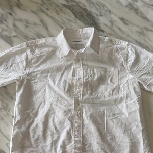 Old Navy Men's Crisp White Button Down Shirt